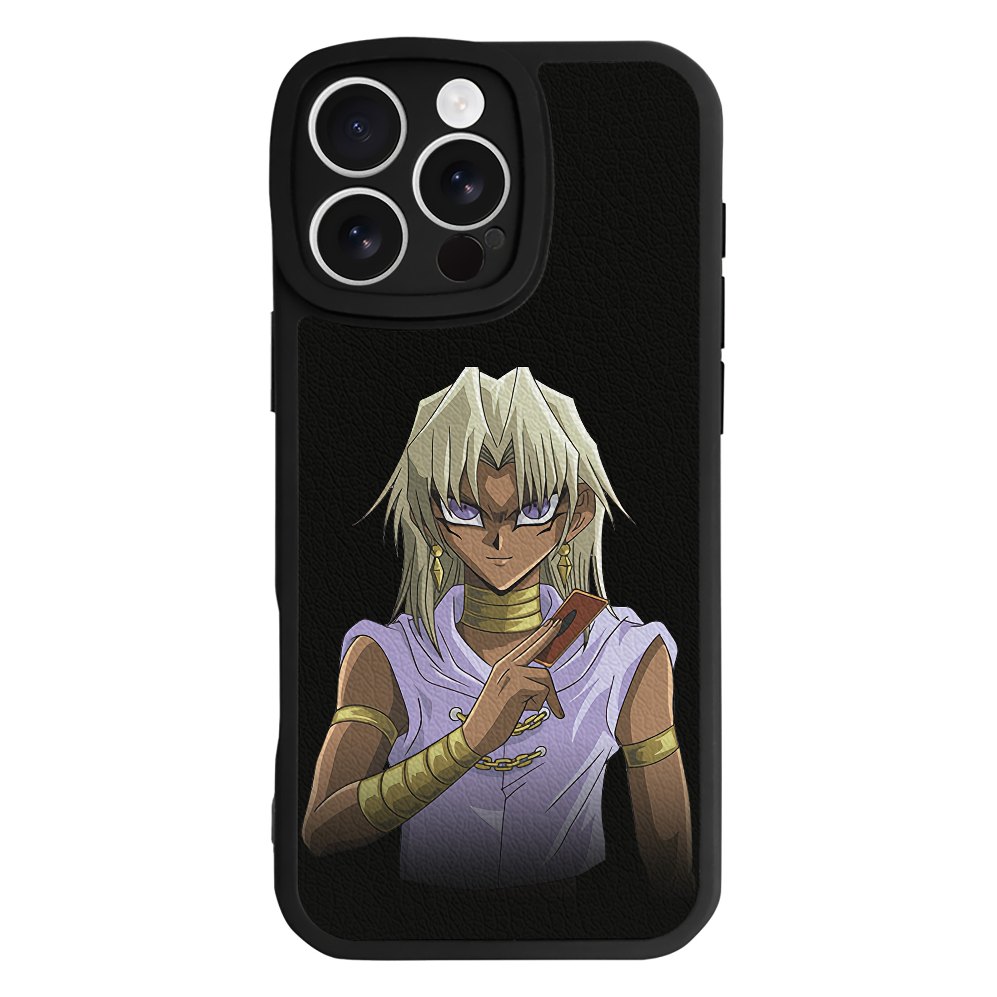 遊☆戯☆王 Yu-Gi-Oh! 【iPhone 16シリーズ対応】シリコンスマホケース（レザー調） 材質：シリコン
